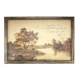 In Every Season Gold Frame Art - Come To Me