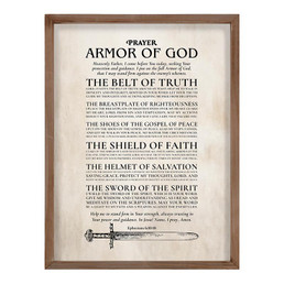 Armor of God Framed Art - Armor of God