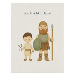 Kids Bible Stories Canvas - David