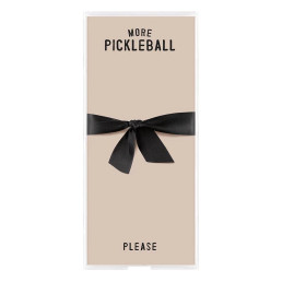 Rectangle Notepaper with Acrylic Tray - More Pickleball