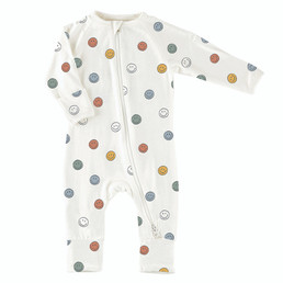 Cozy Romper - Smiley Faces
