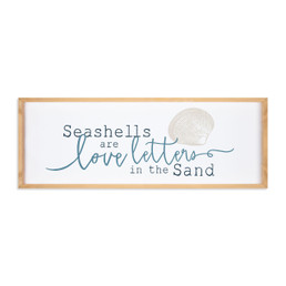 Framed Art - Seashells Love Letters