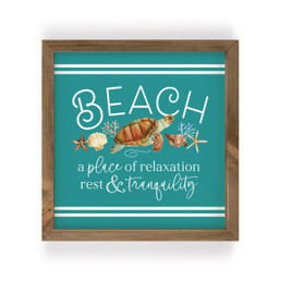 Framed Art - Beach Relaxation