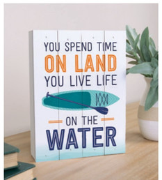 Wood Block - Spend Time On Land