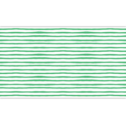 Paper Table Runner - Green Stripe