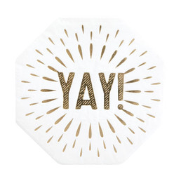 Beverage Napkin - YAY