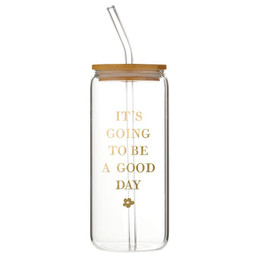 Glass Cold Brew Tumbler - Good Day