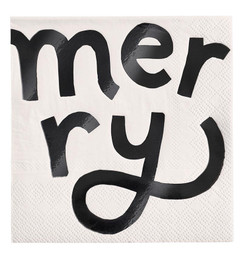 Cocktail Napkins - Merry
