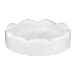 Face to Face Marble Catch-All Tray - Scallop - Medium