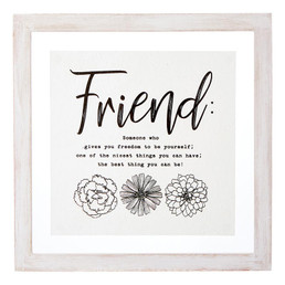 Framed Wall Art - Friend