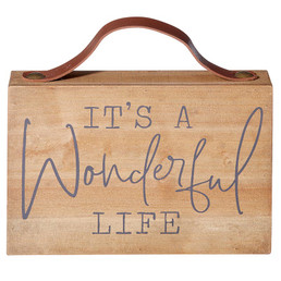 Shelf Block - Wonderful Life