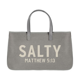 Large Canvas Tote - Salty