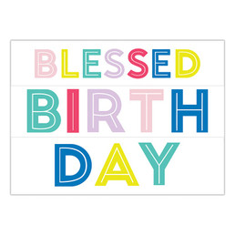 Wall Decal - Blessed Birthday