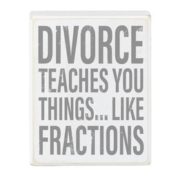 Box Sign - Divorce