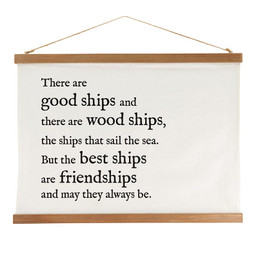 Framed Canvas Banner - Large - Friendships