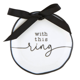 Ring Bearer Dish - With This Ring