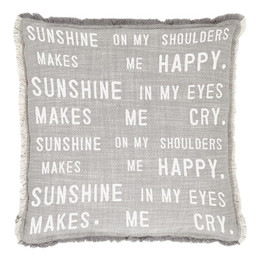 Face to Face Euro Pillow - Sunshine