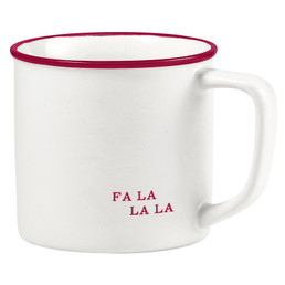 Face to Face Coffee Mug - FA LA LA LA LA