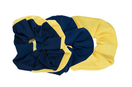 Scrunchie 3-Pack - Navy/Sunshine