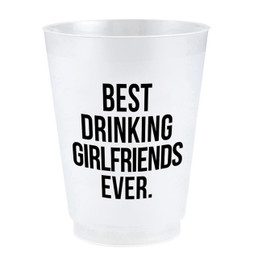 Frost Cups - Best Drinking Girlfriends - Set of 8 Frost Cups - Best Drinking Girlfriends - Set of 8