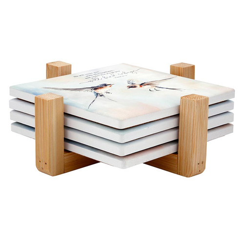 Under His Wing Collection Coaster - 4/pk