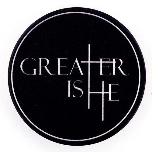 Greater Is He Collection Car Coaster