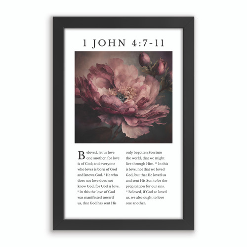Book Art - 1 John 4:7-11