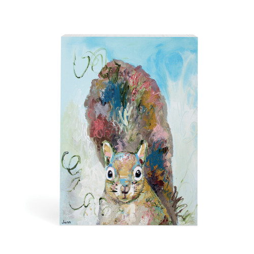 Wood Block - Squirrel