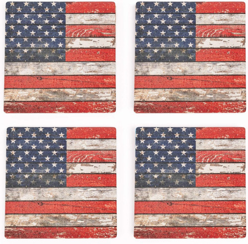 Coaster - American Flag Distressed