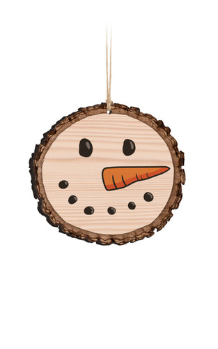 Ornament Barky Snowman Face