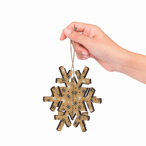 Ornament Snowflake Gold