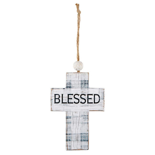 Plaid Cross - Blessed