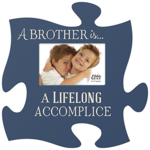 Puzzle Piece Frame A Brother Is