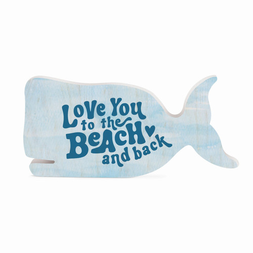 Shape Sign - Love You To The Beach