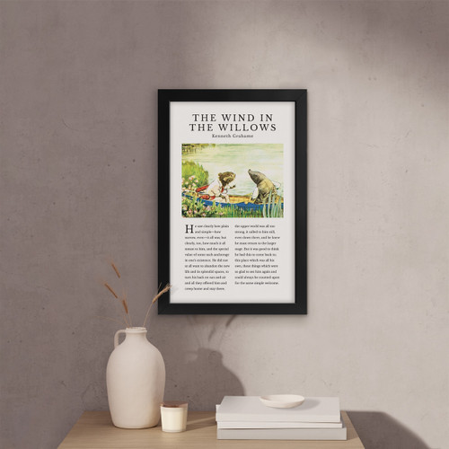 "He Saw Clearly" The Wind in the Willows Framed Art