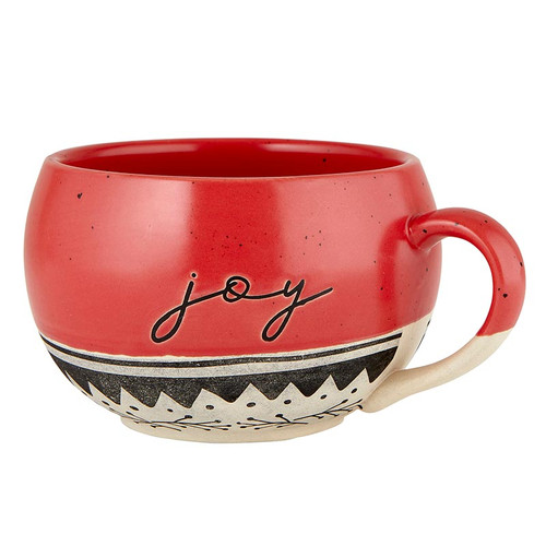 Cozy Stoneware Mug - Joy