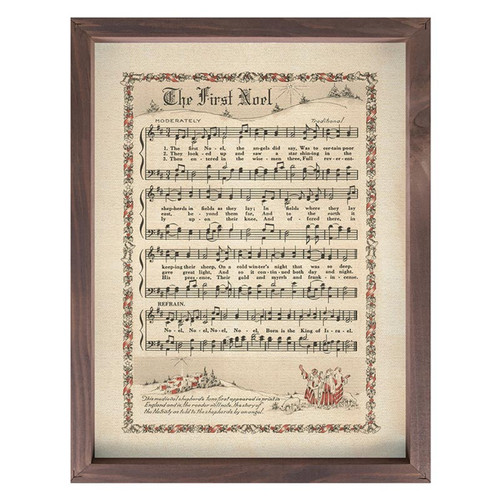 Classic Carols Collection Framed Art - The First Noel