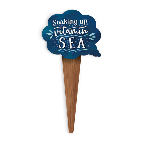 Plant Stake - Soaking Up Vitamin Sea