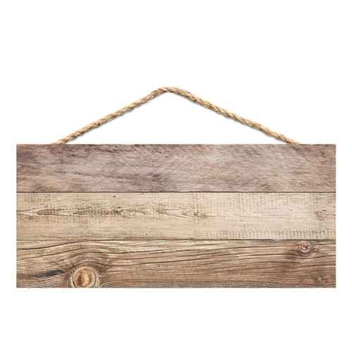 Light Wood Hanging Sign