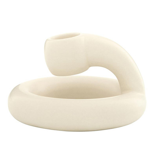 White Cobra Candleholder