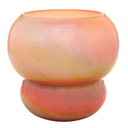 Orange Iridescent Candle