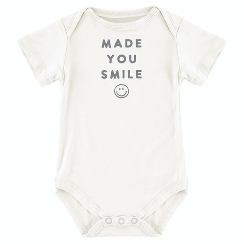 Short Sleeve Snapshirt - Smile Short Sleeve Snapshirt - Smile