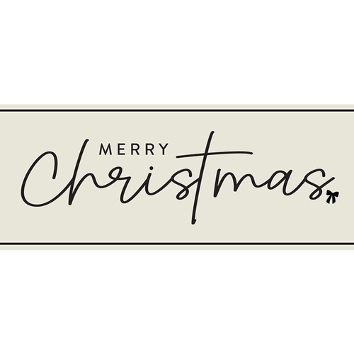 Paper Table Runner - Merry Christmas