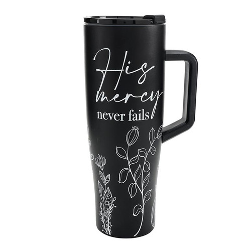 32 oz Tumbler - His Mercy Never Fails