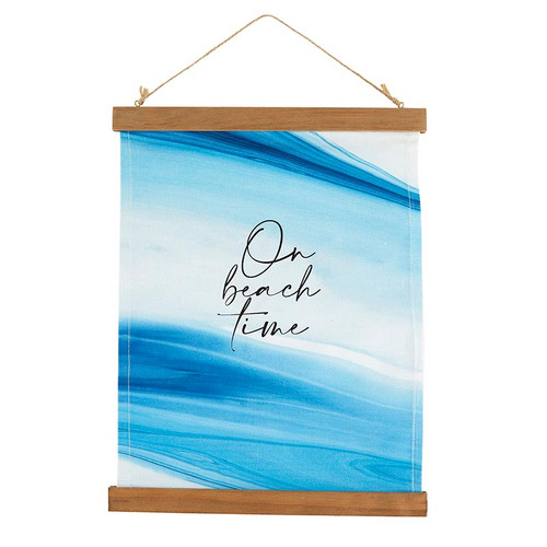Framed Canvas Banner - Beach Time