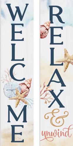 Porch Sign - Reversable - Welcome - Relax