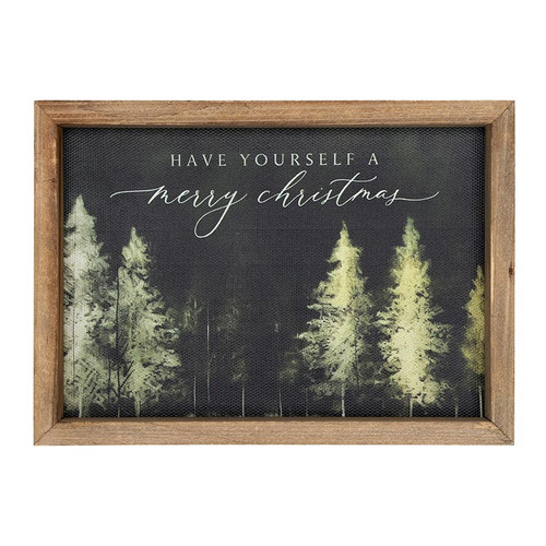 Evergreen Christmas Framed Print - Have Yourself