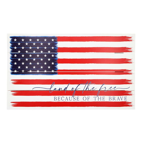 America The Beautiful Pallet Sign