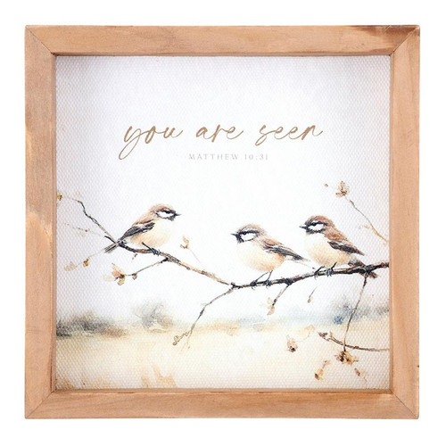 You Are Seen Framed Linen (Small) - You Are Seen