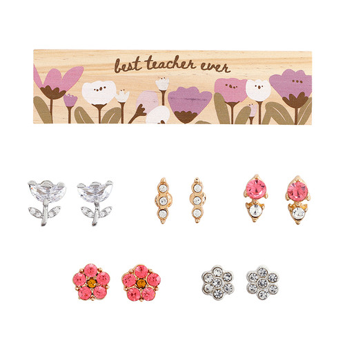 Boxed Earring Set - Teacher